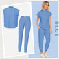 Women's Medical Uniform Elastic Scrub Set