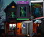 HoliScapes® USB Projector Kit - Spooky Halloween + Projector + 48" x 72" Projection Screen