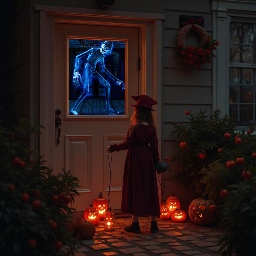 AtmosFX® Spooky Halloween Digital Decoration on USB Includes 9 Atmosfx Video Effects for Hallloween