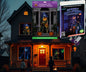 AtmosFX Halloween Digital Decoration USB - Spooky Halloween Hollusion Vol. 2 + 5.5 ft x 9 ft Projection Screen