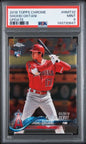 Graded 2018 Topps Chrome Update Shohei Ohtani #HMT32 Rookie RC Baseball Card PSA 9 Mint