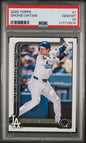 Graded 2025 Topps Shohei Ohtani #1 Baseball Card PSA 10 Gem Mint