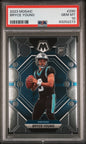 Graded 2023 Panini Mosaic Bryce Young #290 Rookie RC Football Card PSA 10 Gem Mint