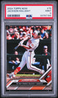 Graded 2024 Topps Now Jackson Holliday #75 1st Career Hit Rookie RC Baseball Card PSA 9 Mint