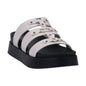 Women's Stevie White Strappy Slide Platform Sandals