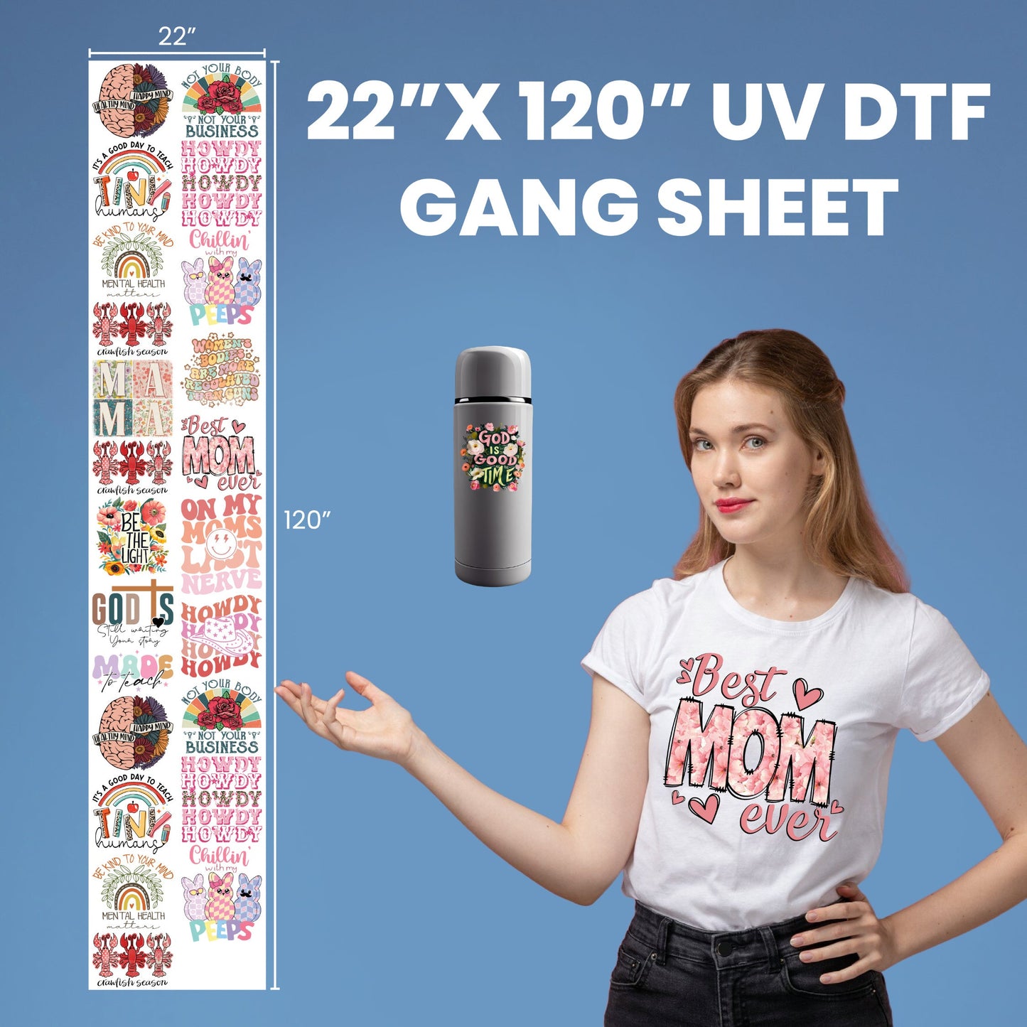 3D UV DTF - Create a Gang Sheet