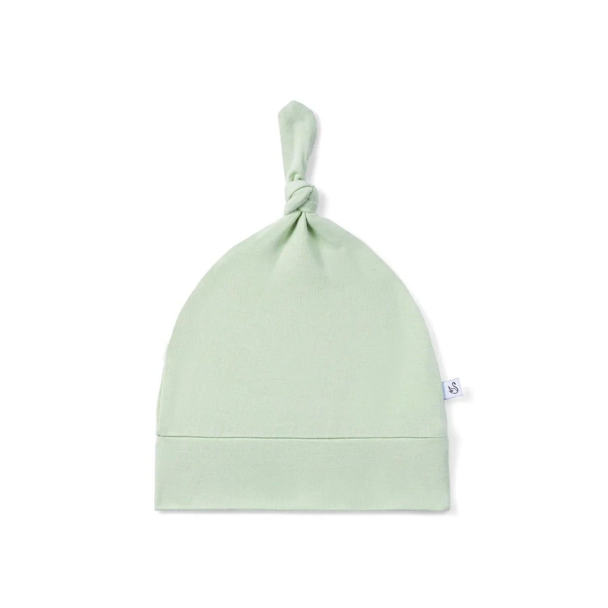 Baby Knotted Cap in Sage Green