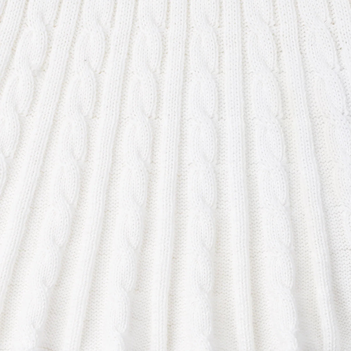 Cable Knit Skirts in White