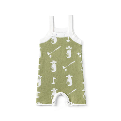 Golf Jacquard Knit Playsuit