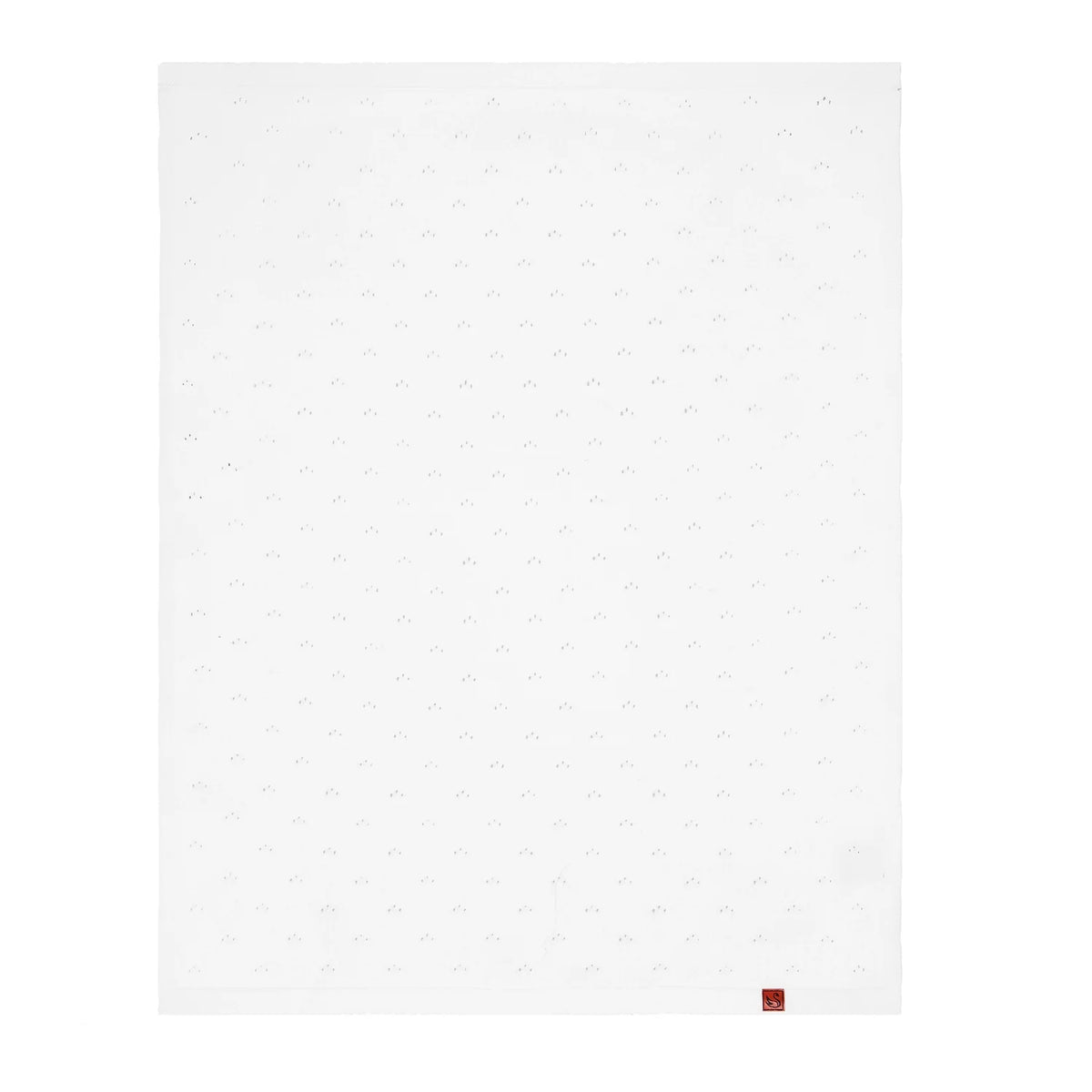 Pointelle Baby Knit Blanket in White