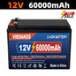 VIEDAKES Brand New 3S7P 12V 100Ah LiFePO4 18650 Battery Pack Power Bank Lightweight Design for Hiking Backpacking Trips
