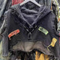 Retro Washed Hooded Denim Vest
