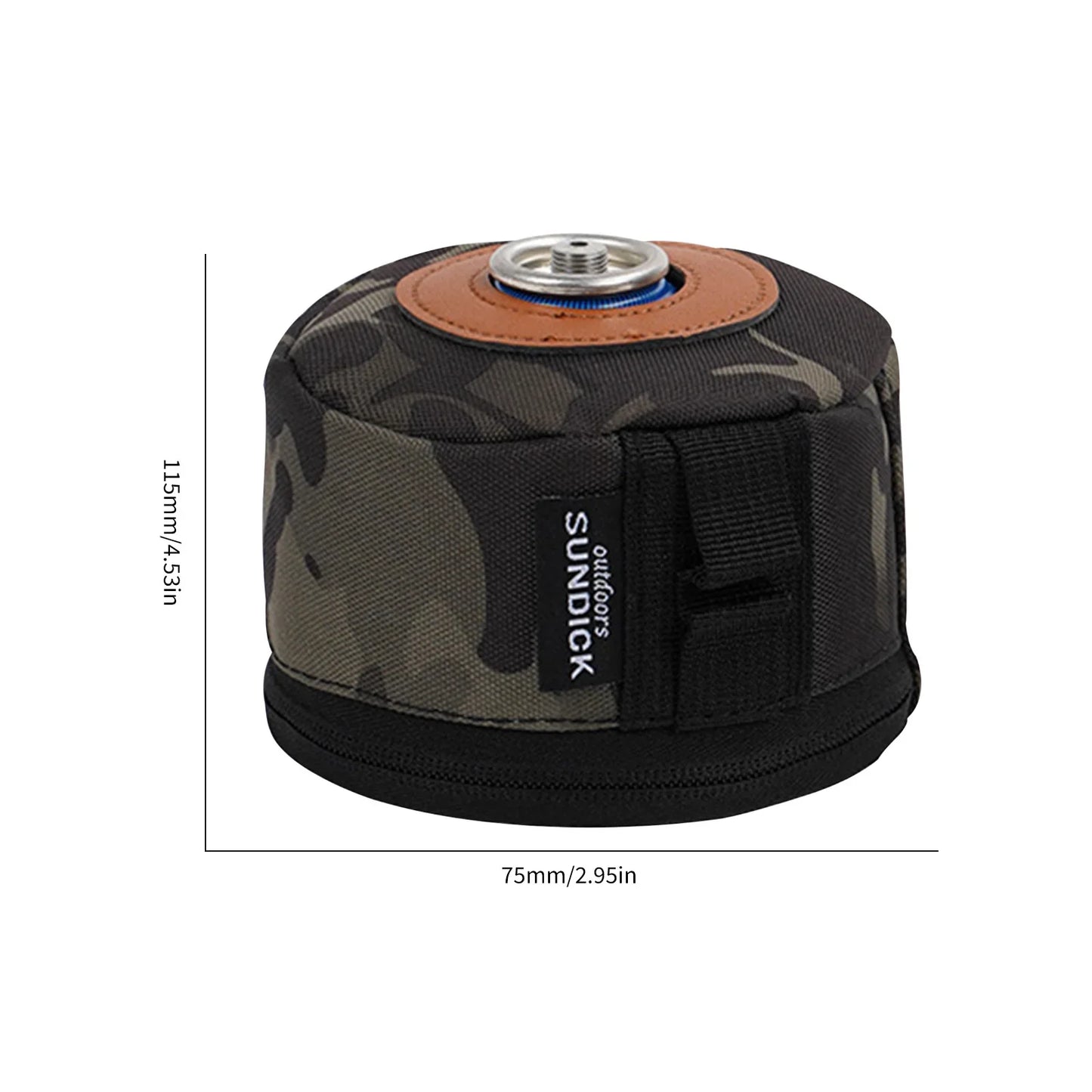 Camping Gas Can Protective Cover Gas Tank Canister Cylinder Case
