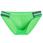 Men Bikini Briefs Sexy Underwear Gay Panties Comfortable Penis Pouch Slip Hombre Cuecas Male Underpants Nylon Mesh Quick Dry
