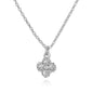 HECHENG, 18K Gold Plated Brass Cubic Zirconia Bijoux Exquisite Flower‑Shaped Women Necklace Dainty Collarbone Chain Jewelry Gift
