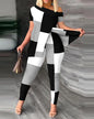 Spring Summer Printing Fashion New Suit 2-piece set Women