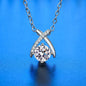 New 925 Silver Necklace Pendant Shining Zircon For Women Sterling-Silver Classics Fashion Wedding Engagement Jewelry Party Gift