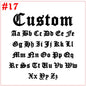 12MM Men' Gothic Rings Personalized Old English Hip-Hop Name Ring