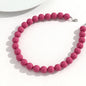 Boho Colorful Acrylic Big Ball Bead Chain Necklace Trendy Handmade