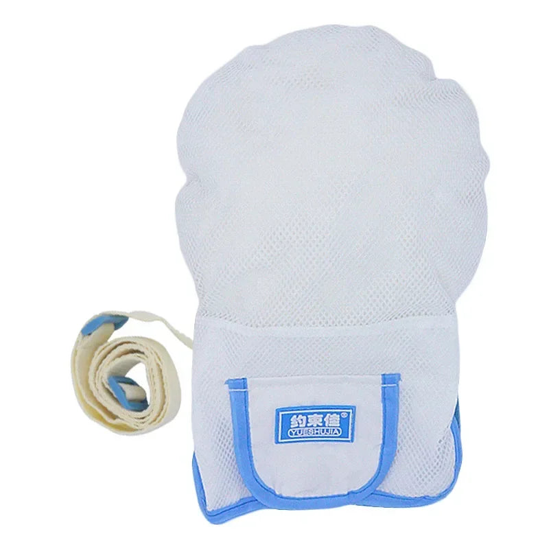Breathable Control Mitts Durable Mesh Restraint Glove Medical