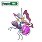 5PCS Solar-Powered Hanging Metal Ladybug Light  Garden Decor  Lady Sculpture with Bouncy Springs Summer Outdoor Art Decorations