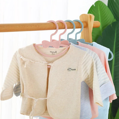 5-50Pcs Baby Hangers Plastic Kids Clothes Storage Hanger for Nursery Children Hangers Toddler Infant Portable Coats Home Rack