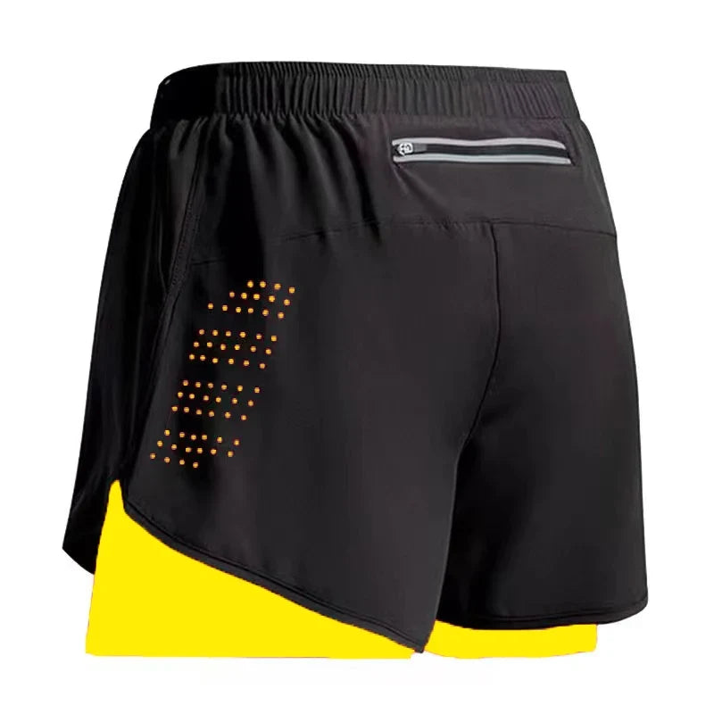 Men's Running Shorts 2 In 1 Quick Dry