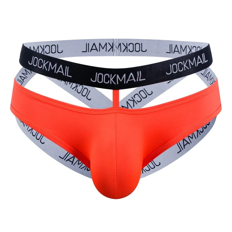 Men Jockstrap Harness Mens Bondage Gay Hombre Stage Nighclubwear Sexy Underwear Thong G String Penis Pouch Ice silk transparent