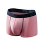 Underwear Men Boxer Briefs Mesh Pouch Penis Scrotum Separation U Convex Unterhosen Herren Boxers Hombre Boxershorts Breathable