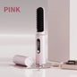 Cordless Hair Straightener Brush Portable Hot Brush with Ionic Technology Auto Shut-Off for Travel & Touch-Ups Ideal for Women