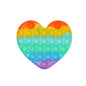 Rainbow Square Round Fidget Toys Push Bubble Sensory Toys Big Size 20cm Autism Needs Squishy Stress Relief Toys Children Gifts