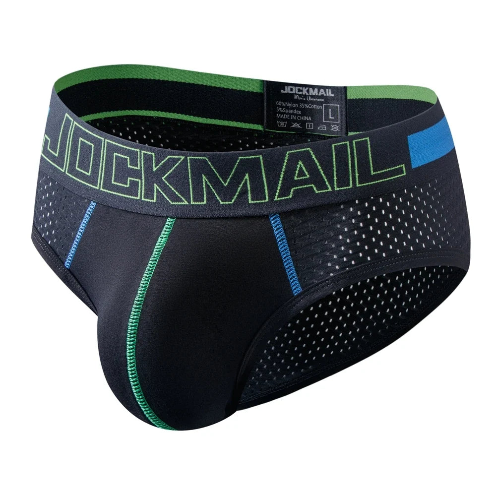 U Convex Sexy Man's Underwear Briefs Underpants Comfortable Men's Briefs Bikini Gay Underwear Men's Boxer Briefs Nylon Mesh