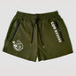 Men's Quick Dry Side Printed Shorts Double Zipper Pocket Side Design Running Basketball Training Fitness Shorts Summer