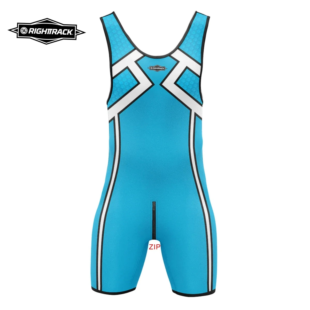Men's Singlet Zipper Front Back Dog Man Play Bodysuits