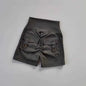 Nude High Waist Seamless Fitness Shorts with Pockets