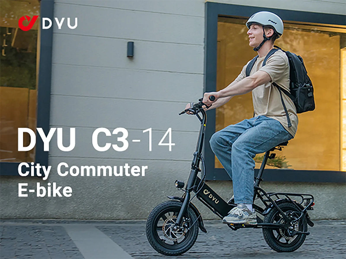 eBike Boys DYU-C3 Folding Electric Bike - Compact Aluminum Design