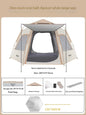 캠핑용품 땡처리 6-8 Person Camping Equipment Tent Waterproof Windproof Sun Shelter Instant Setup Family Tent for Outdoor