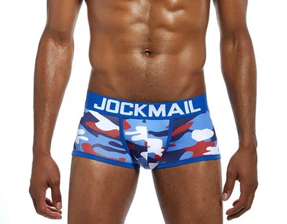 Jockmail Ropa Interior for Hombre Caliente Boxers Camouflage Nylon Slip Quick-drying Sports Lingeriefrom 18 for Men Panties Lot