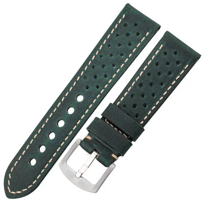 Suunto Race, Vertical & 9 Peak Perforated Leather Rally Band