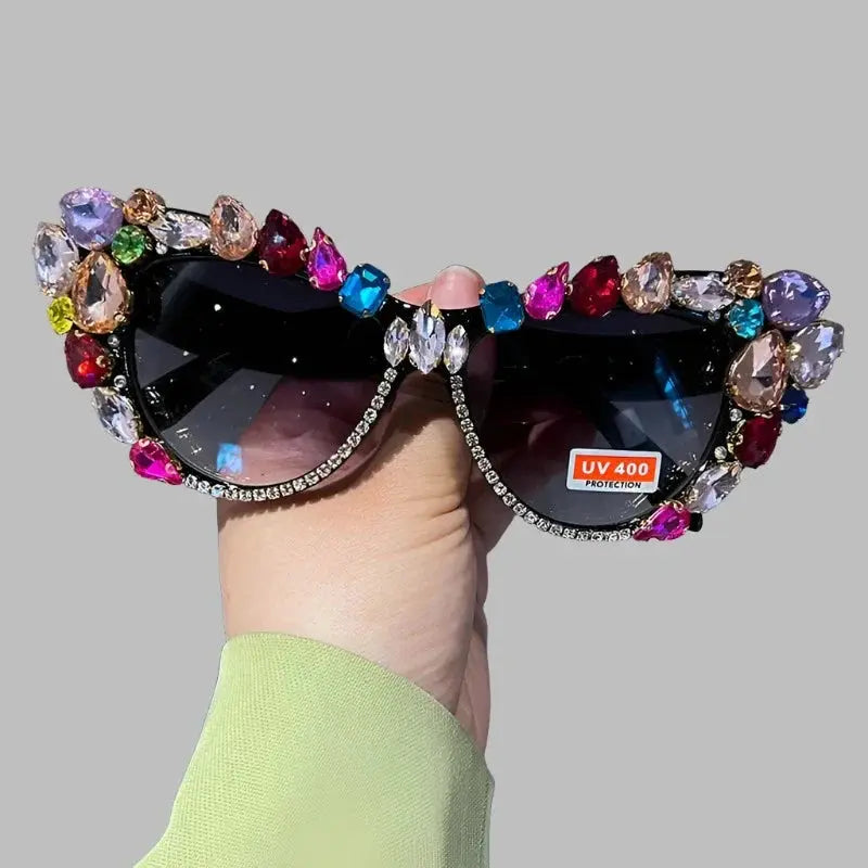 Women's Sunglasses Sunglasses - Bejeweled - Cat Eye Fashion Statement