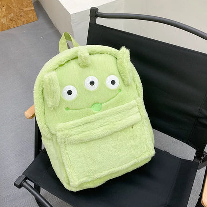 Bear & Alien Plush Backpack