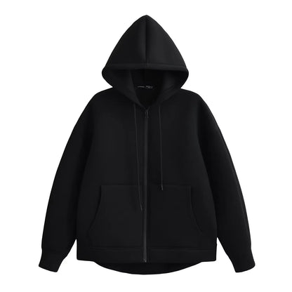 Women's Casual Zipper Hoodie with Pockets