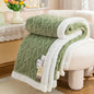 Warm Wool Sherpa Thick Blankets Fluffy Soft Coral Fleece Bedspread on The Bed Single Double Winter Plush Coraline Furry Throw