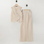 ZANZEA Women Trendy Pant Sets Irregular Buttons Vests and Wide Leg Pant 2-Pieces Suits 2025 Spring Summer Streetwear 2pcs Outfit