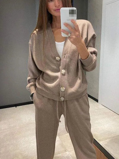 Autumn Winter Women's Clothing Fashion Single Breasted Casual Sports