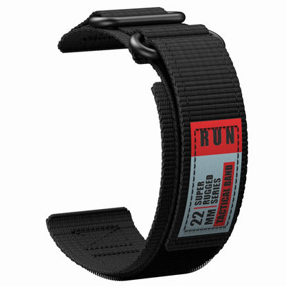 Samsung Galaxy Watch 7, 6, 5, 4 & FE Rugged Nylon Band, RUN Label