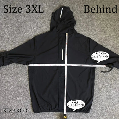 UltraLight Hooded Running Jacket - Windproof & Waterproof