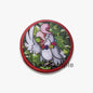 32/44/58mm Creative Round Animal Letter Pins Cartoon Character Funny