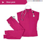 Spandex Stretch Medical Scrub Set Uniform