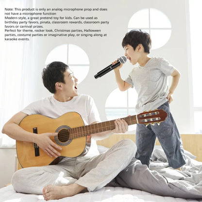 Children’s Simulation Microphone Model Media Interview Prop Educational Performance Toy Mic